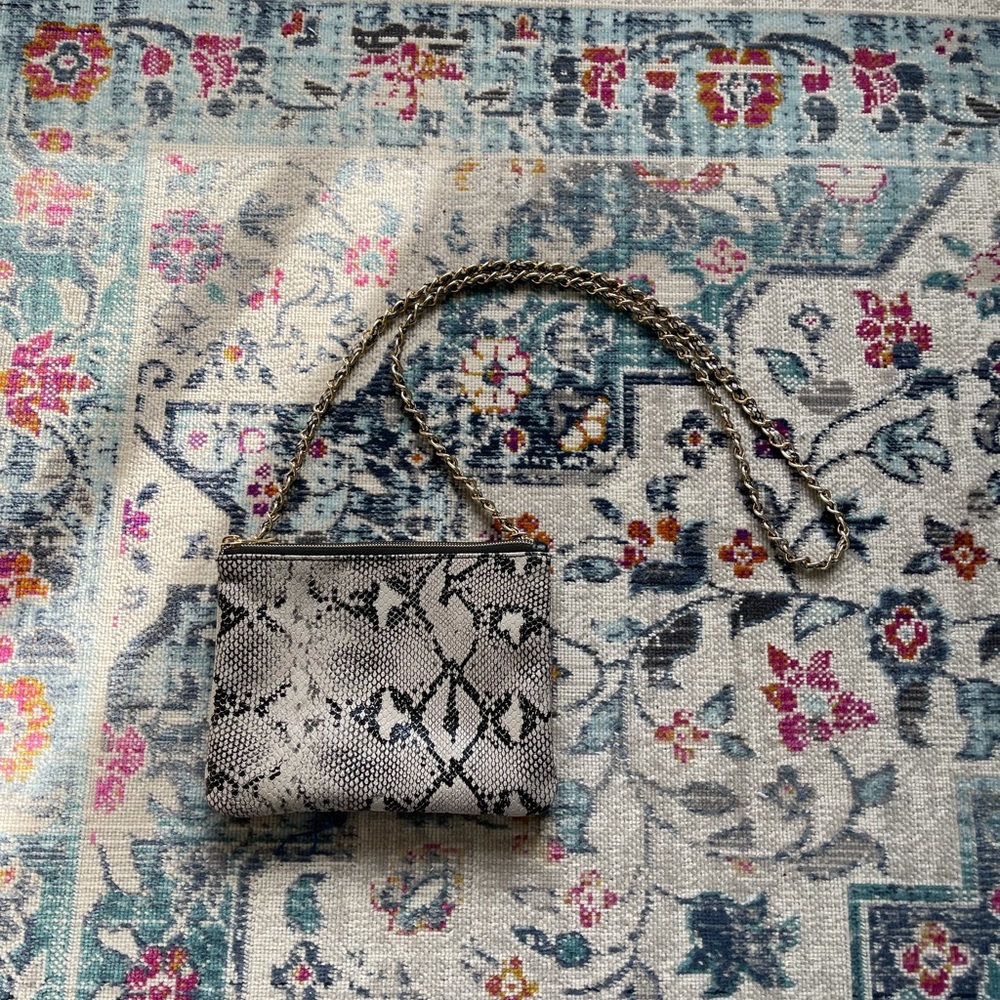 Snakeskin purse